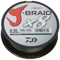 Plecionka J-BRAID - kolor zielony 300m